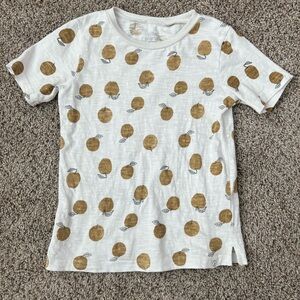 Little Planet by Carter’s Kids' White and Gold Apple T-Shirt